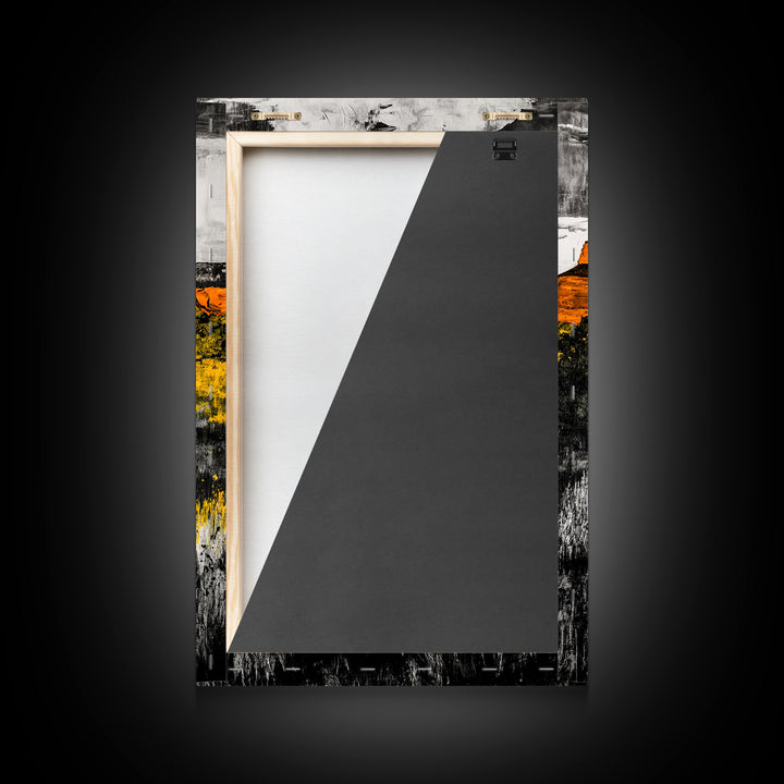 Desert, Canyon Landscape, Western Wall Art, Canvas Print, Rustic Home, Earthy Tones, Living Room Decor, Southwest Aesthetic