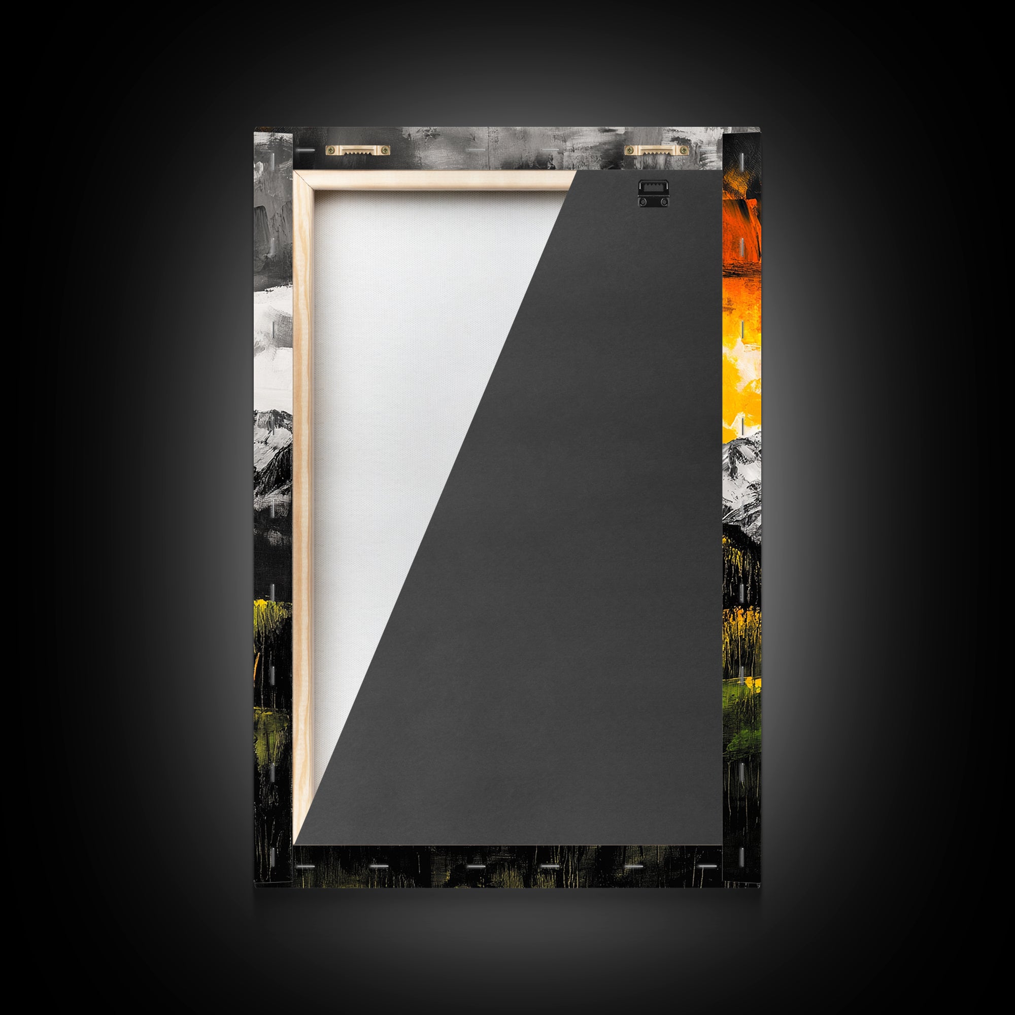 Abstract Ocean, Blue Waves, Coastal Art, Canvas Print, Beach Wall Decor, Modern Seascape, Minimalist Painting, Living Room Art