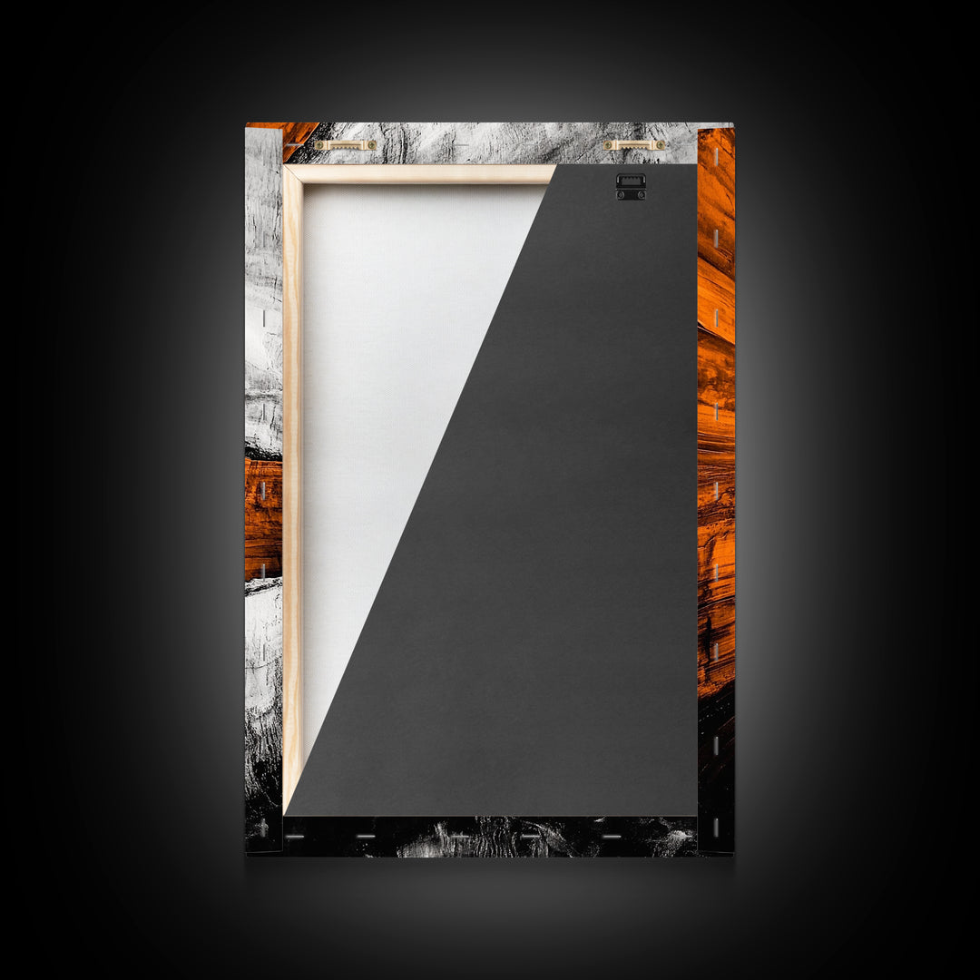 Desert Abstract, Earthy Canvas Print, Warm Toned Art, Southwest Wall Decor, Modern Boho Painting, Minimalist Home Artwork