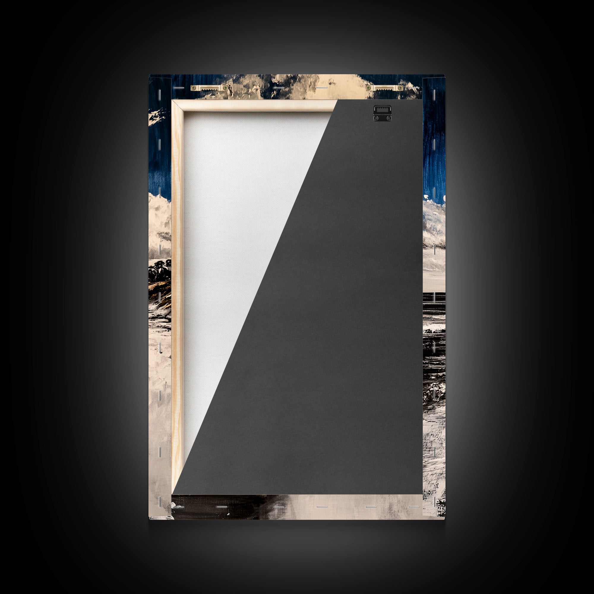 Rolling Waves, Serene Beach Wall Art, Coastal Home Decor, Nautical Aesthetic, Peaceful Ocean Print, Framed Canvas Print, Modern Seascape