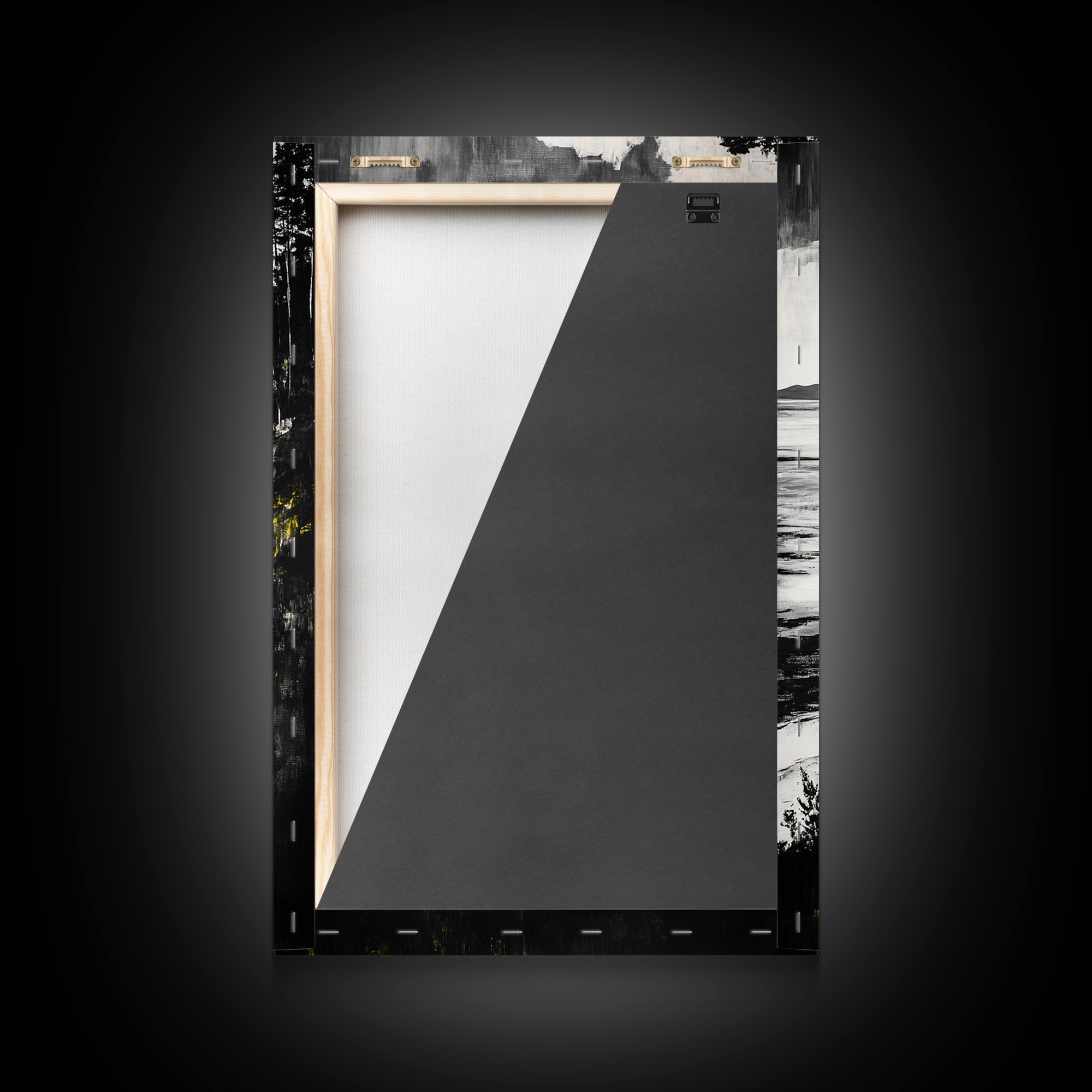 Rocky Coast, Pine Trees, Ocean View, Coastal Landscape, Canvas Print, Cabin Wall Decor, Rustic Home Art, Nature Inspired Painting