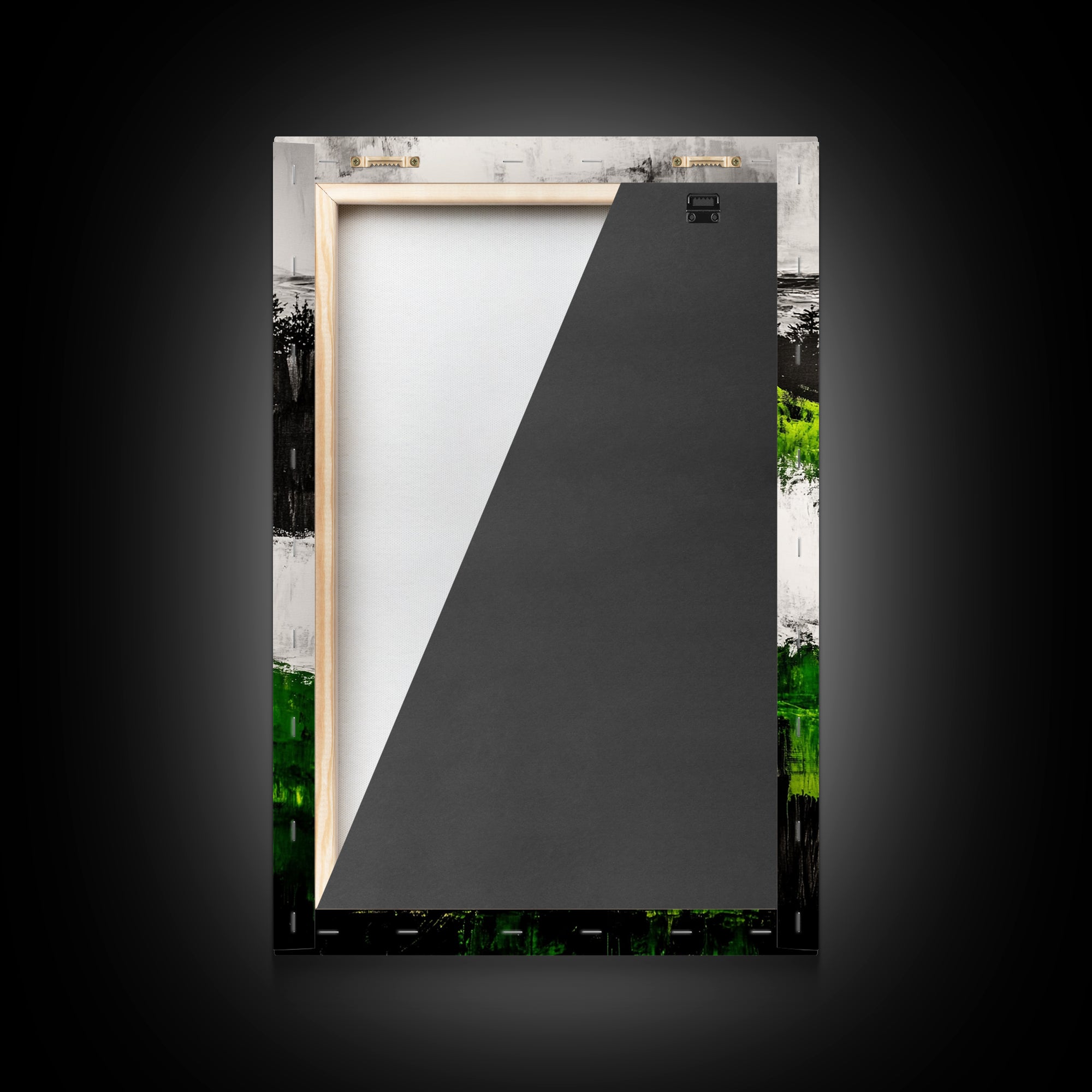 Coastal Cliffs, Ocean Landscape Art, Green Hills Painting, Nature Decor, Outdoor Wall Art, Minimalist Home Print, Framed Canvas Print