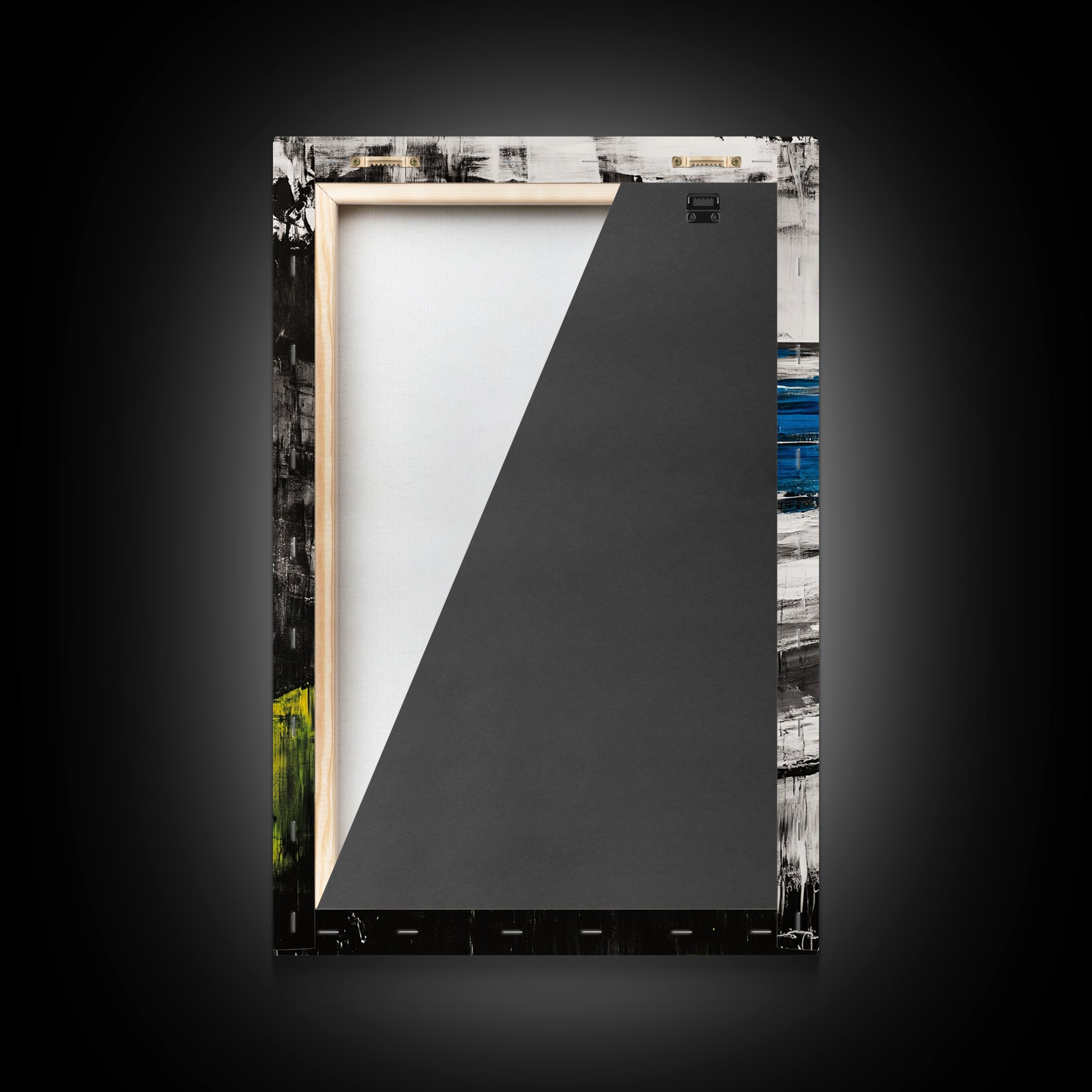 Cliffside View, Ocean Landscape, Modern Coastal Canvas Print, Beach House Wall Art, Black and White Decor, Contemporary Artwork