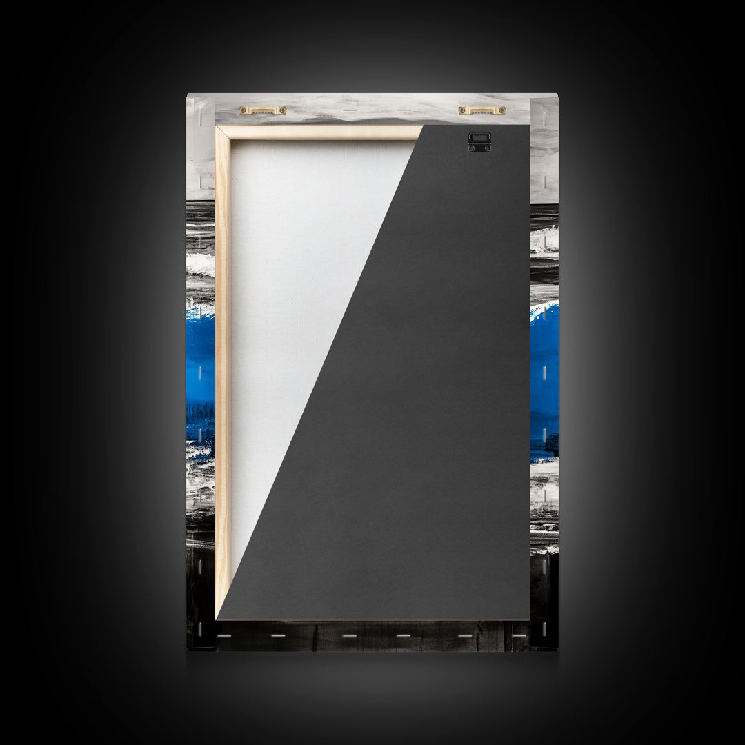 Rolling Waves, Beach Sunset, Blue Ocean, Canvas Print, Coastal Wall Art, Living Room Decor, Nautical Painting, Modern Seascape