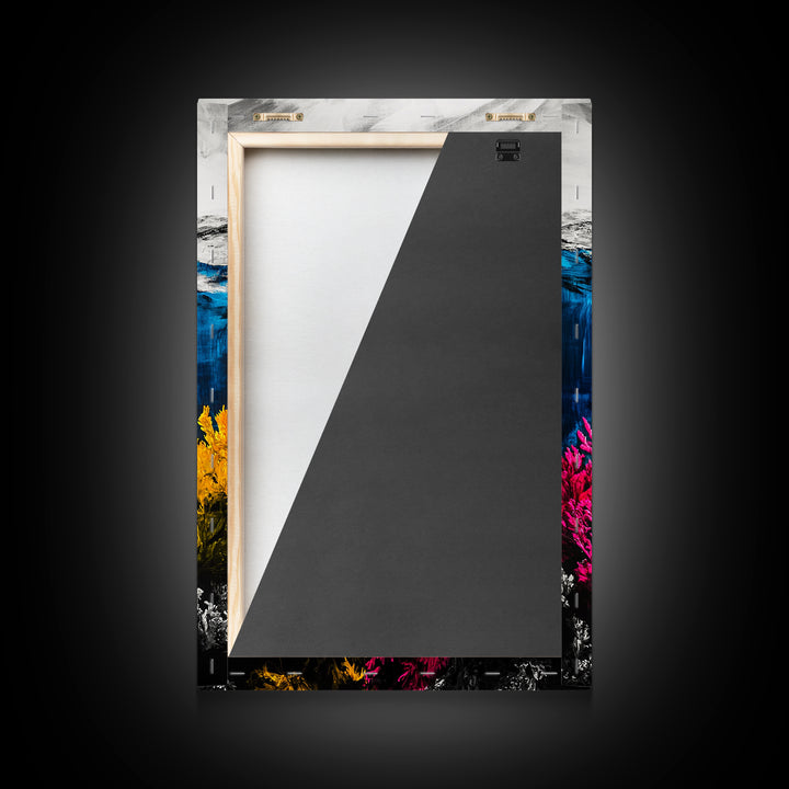 Coral Reef Print, Underwater Ocean Art, Coastal Wall Decor, Vibrant Marine Art, Nautical Wall Art, Beach House Decor, Framed Canvas Print