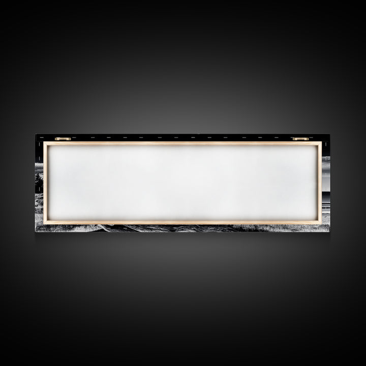 Black and White Beach, Coastal Wall Art, Modern Seascape, Minimalist Art, Monochrome Print, Framed Canvas Print, Bedroom Decor