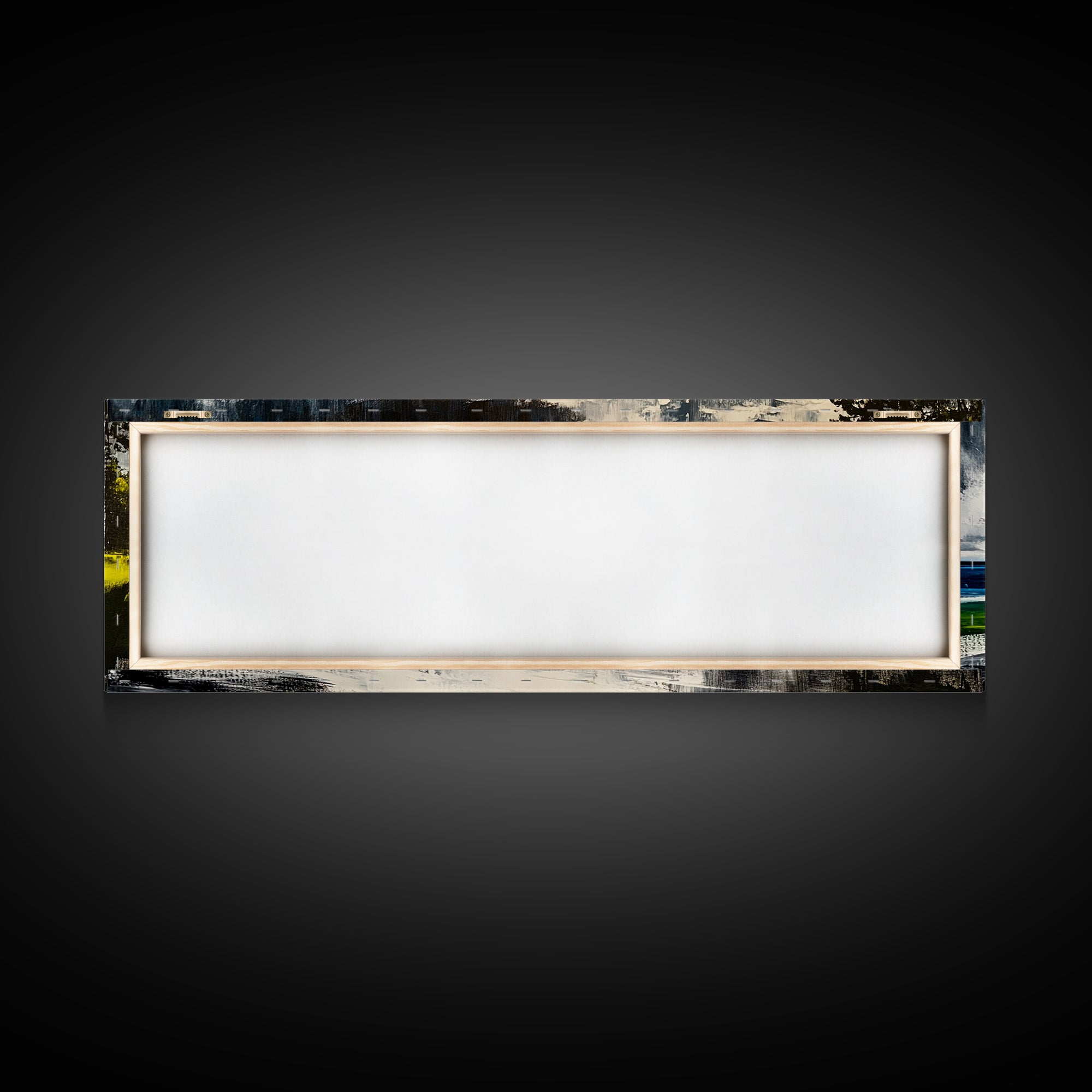 Coastal Landscape, Blue and Green Seascape, Beach Wall Art, Modern Wall Decor, Office Wall Art, Framed Canvas Print, Large Canvas Art