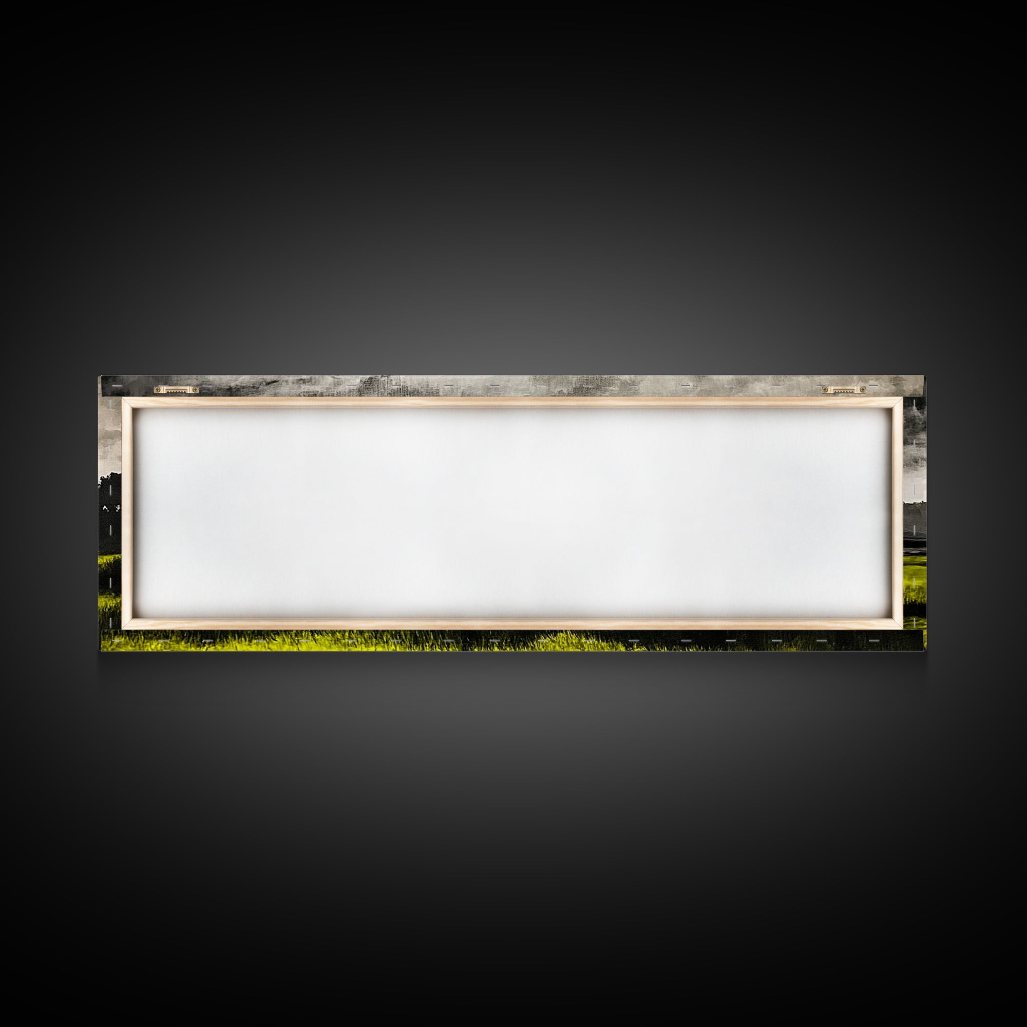 Rolling Hills, Golden Grasslands, Nature Painting, Framed Canvas Print, Rustic Decor, Large Landscape Art, Serene Home Wall Art