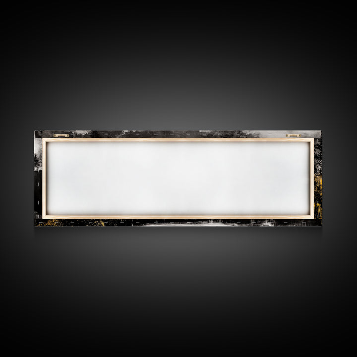 Cliffside Ocean, Dramatic Seascape, Moody Coast, Monochrome, Framed Canvas Print, Coastal Wall Art, Nautical Decor, Large Wall Art