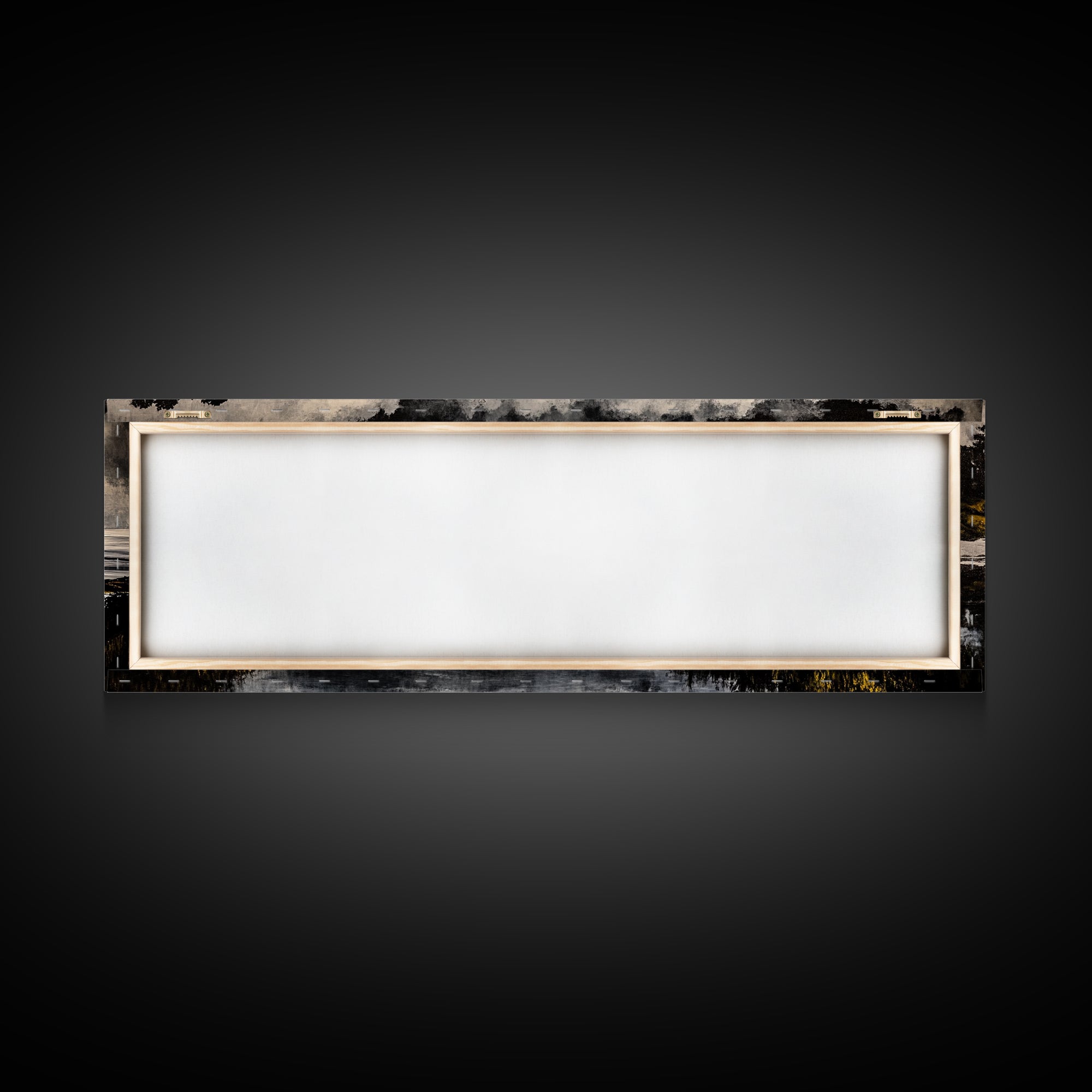 Coastal Reflection, Black White Art, Framed Canvas Print, Modern Landscape Art, Minimalist Decor, Large Wall Art, Bedroom Wall Art