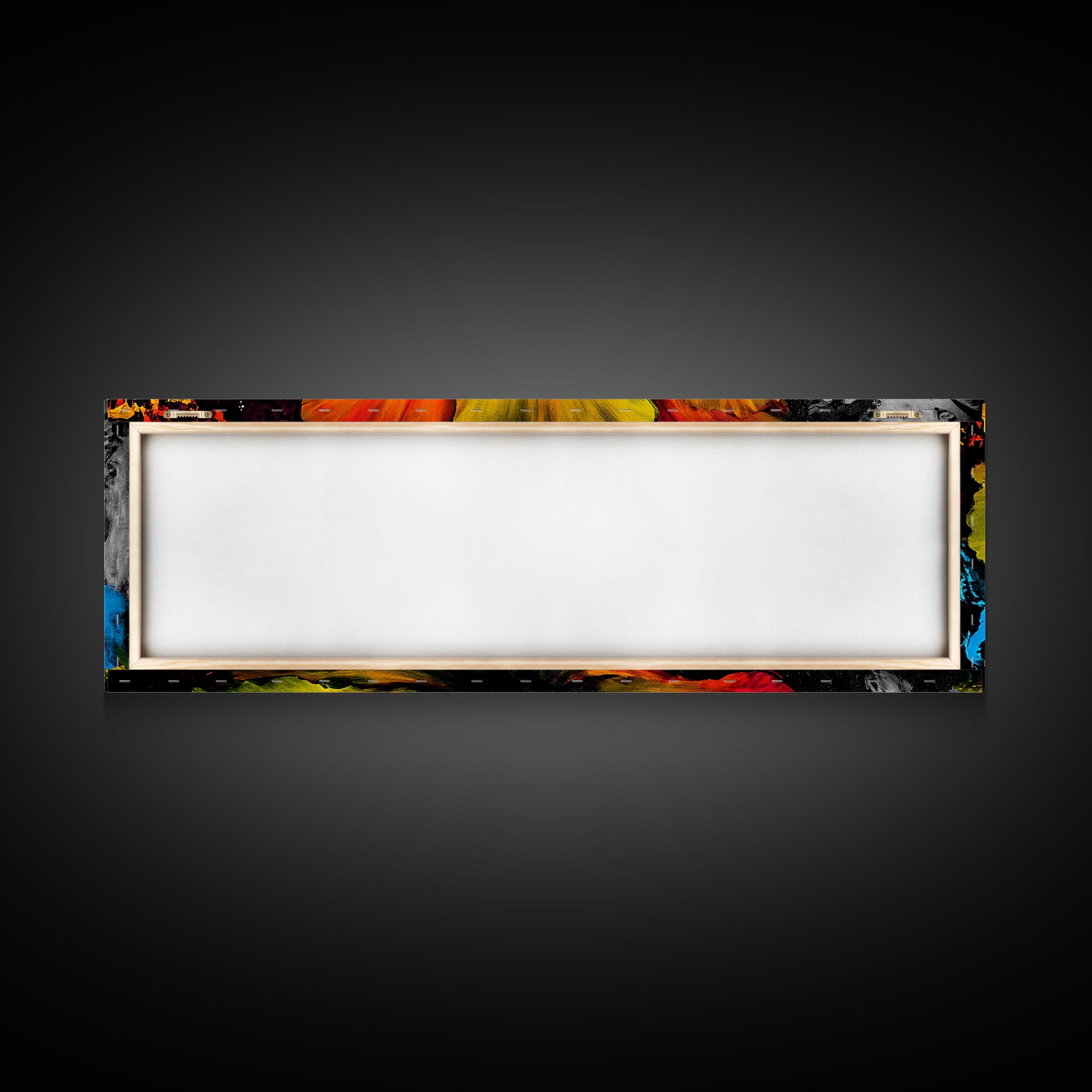 Abstract Flower, Bold Colors, Floral Wall Art, Vibrant Home Decor, Modern Impressionism, Fall Decor, Framed Canvas Print, Bedroom Wall Art