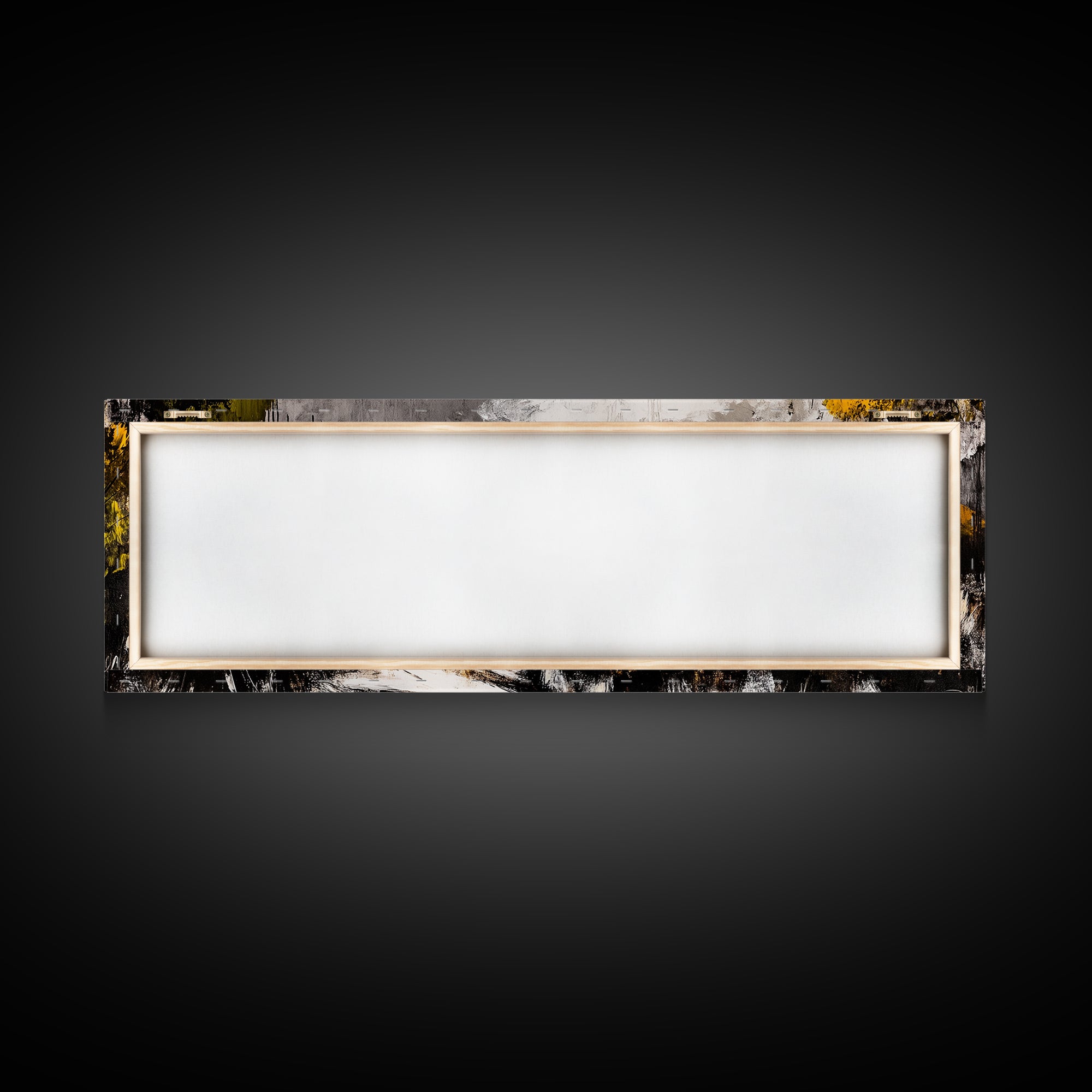 Autumn Forest Scene, Yellow Tree Painting, Rustic Nature Print, Cozy Living Room Wall Decor, Large Canvas Print, Framed Canvas Print