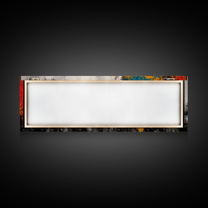 Autumn Forest, Vibrant Foliage, Fall Landscape, Nature Inspired Art, Framed Canvas Print, Cozy Home Decor, Rustic Cabin Wall Art, Boho Aesthetic