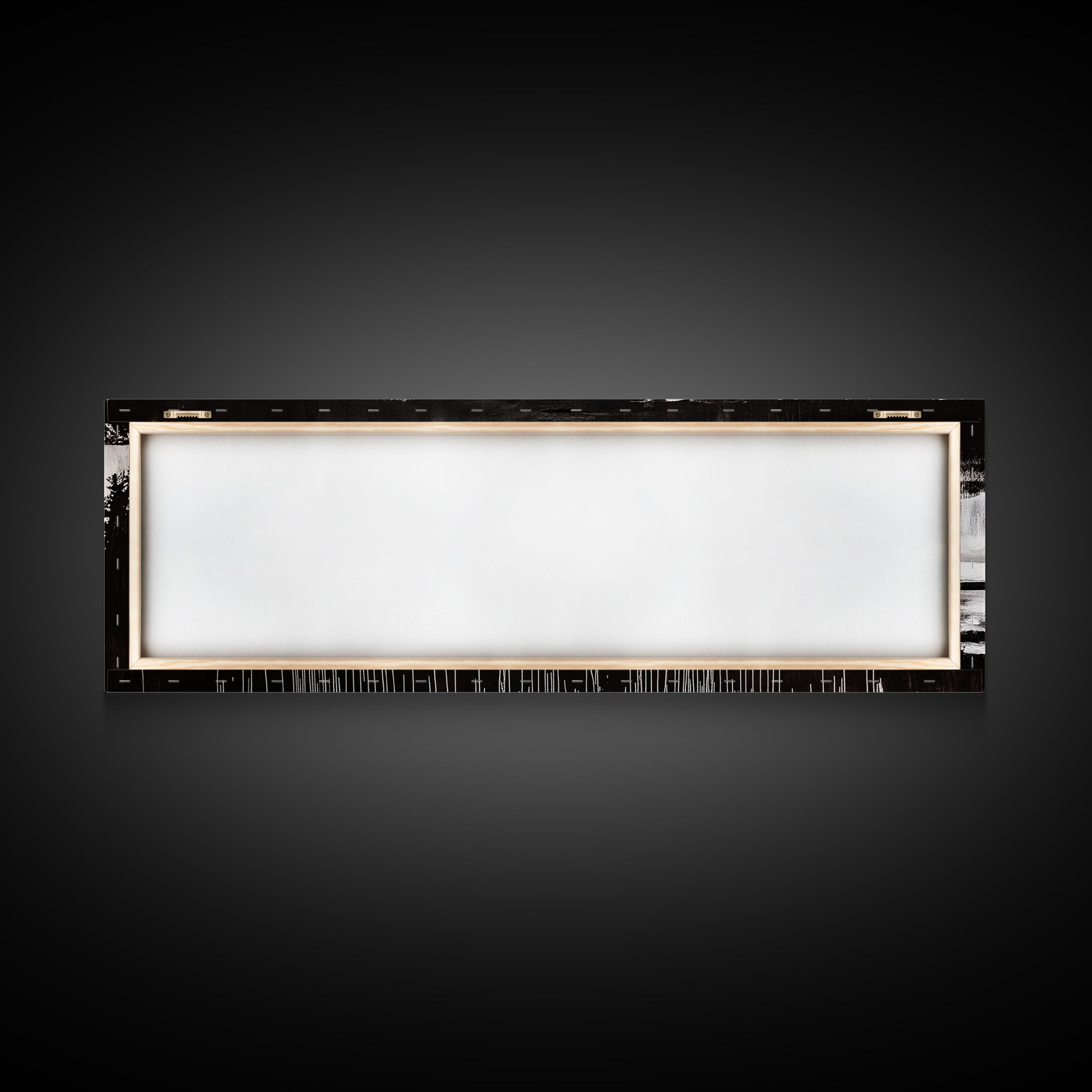 Black White Seascape, Ocean Storm, Dramatic Sky, Framed Canvas Print, Minimalist Art, Coastal Wall Decor, Office Accent, Nautical Home Art