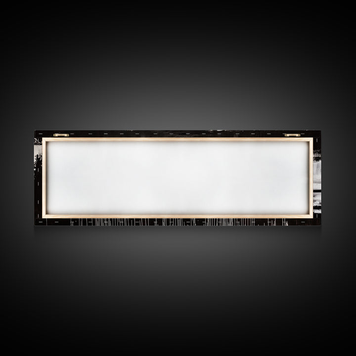 Black White Seascape, Ocean Storm, Dramatic Sky, Framed Canvas Print, Minimalist Art, Coastal Wall Decor, Office Accent, Nautical Home Art