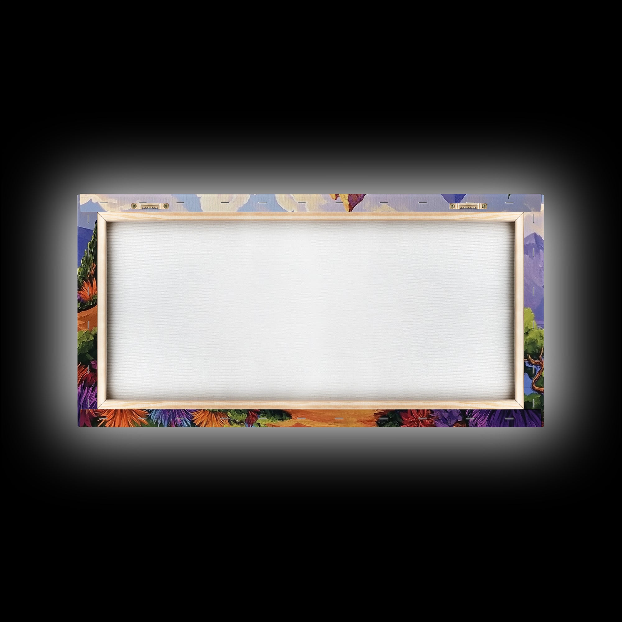 Coastal Cliffs, Tropical Shoreline, Sunset Mountains, Canvas Print, Boho Nature Wall Art, Office Decor, Landscape Painting