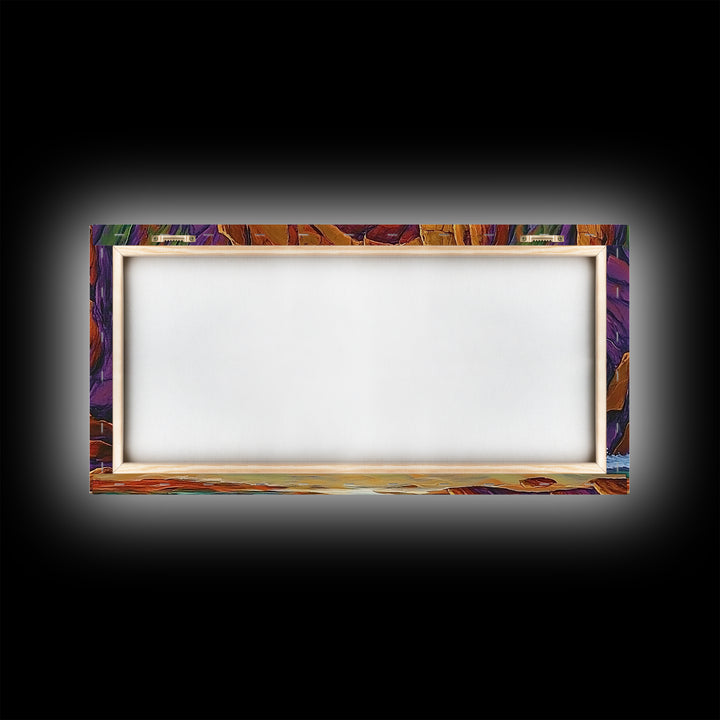 Archway Ocean, Rocks, Canvas Print, Coastal Decor, Beach House Landscape Art, Dramatic Seascape, Living Room Wall Art, Nature Painting