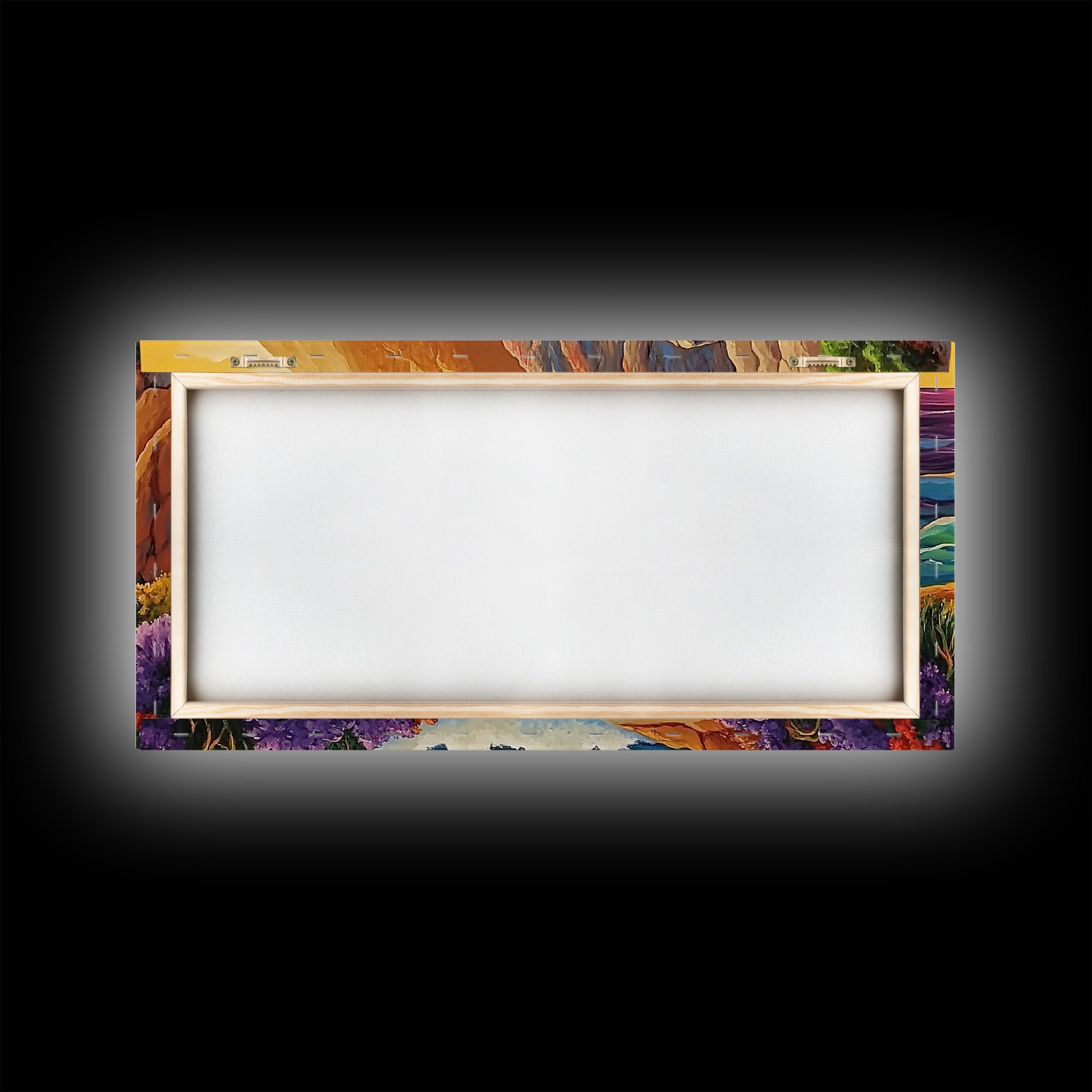 Rocks Waves, Sea, Energy, Dramatic cliff seascape Canvas Print, living room wall art, bold ocean decor, coastal energy painting