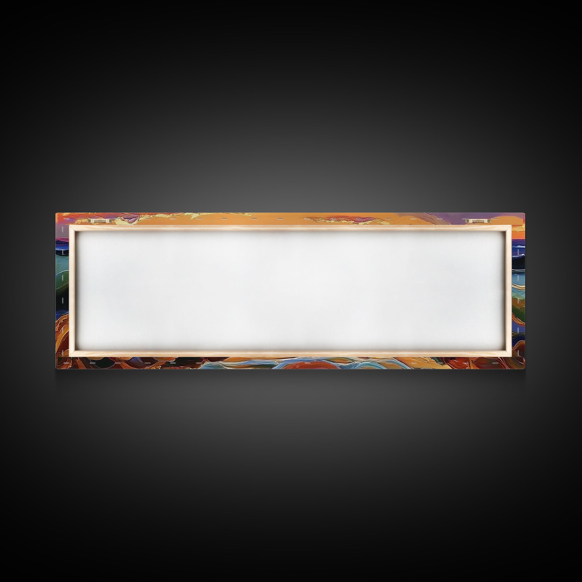 Breaking Wave, Seascape Sunset, Surf Art, Tranquil Ocean, Framed Canvas Print, Beach House Wall Art, Coastal Living Decor, Nature Scene