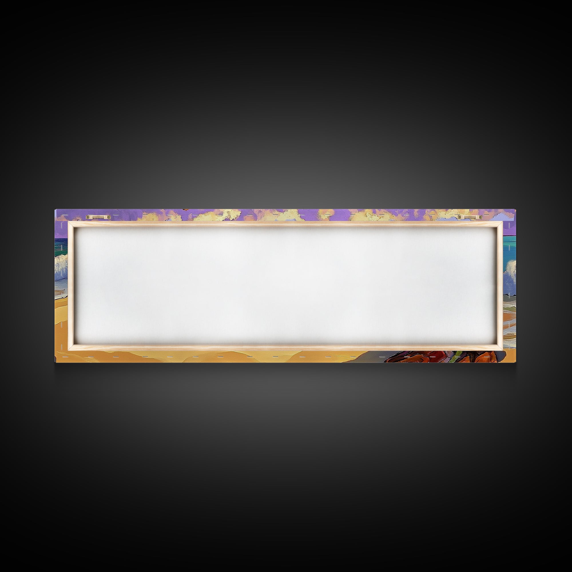 Driftwood Beach, Ocean Wave Art, Coastal Wall Art, Framed Canvas Print, Nature Home Decor, Relaxing Bathroom Art, Bedroom Art