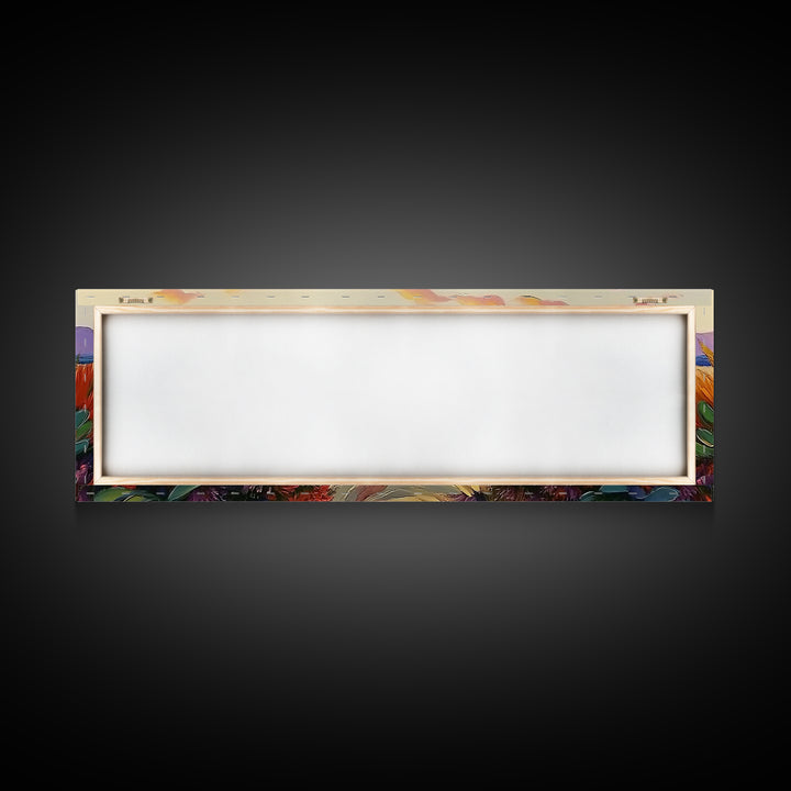 Beach Fence, Sunset Shore, Autumn Grass, Serene Dunes, Framed Canvas Print, Boho Coastal Art, Bedroom Tranquil Wall Decor