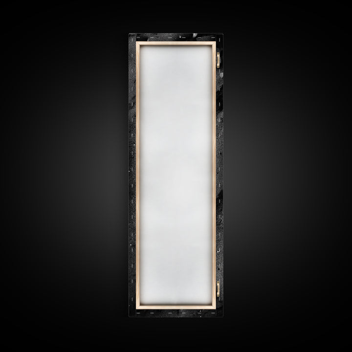 Ancient Arrowhead, Primitive Stone, Monochrome Artifact, Framed Canvas Print, Masculine Office Art, Boho Study Decor, Earthy Design