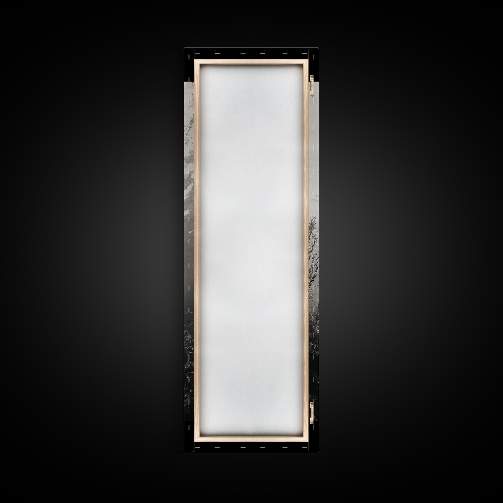 Rising Trout, Underwater Fish, Nature Close-Up, Canvas Print, Cabin Wall Art, Rustic Decor, Fishing Lover Gift, Black and White Art