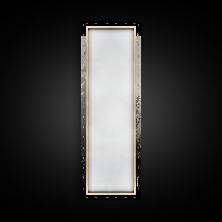 Rising Trout, Underwater Fish, Nature Close-Up, Canvas Print, Cabin Wall Art, Rustic Decor, Fishing Lover Gift, Black and White Art