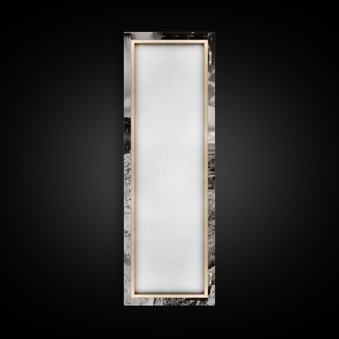 Canyon Cliffs, Desert Rock, Expansive Plateau View, Canvas Print, Living Room Wall Art, Western Decor, Rustic Landscape, Nature Photography