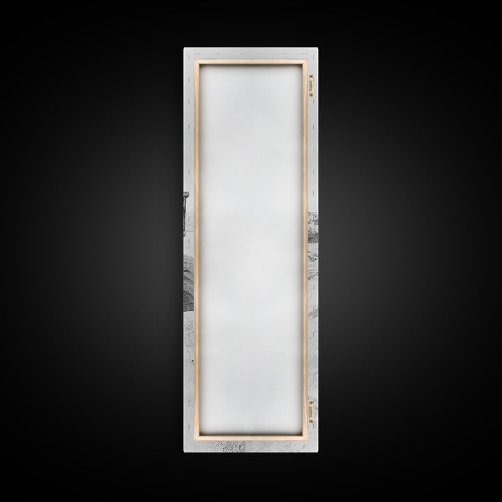 Desert Wagon, Abandoned Cart, Rustic Sandscape, Framed Canvas Print, Farmhouse Wall Art, Neutral Tones, Vintage Desert Scene, Fall Style