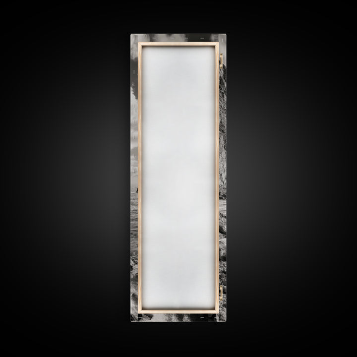 Coastal Cliffside, Seaside Rock Wall, Ocean Wilderness, Canvas Print, Rustic Beach House Art, Adventure Decor, Nature Photography