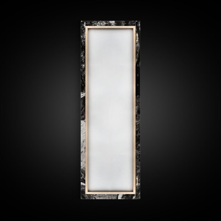 River Light Path, Black White Nature, Zen Landscape, Forest Photography, Canvas Print, Rustic Home Decor, Entryway Wall Art, Cabin Wall Art