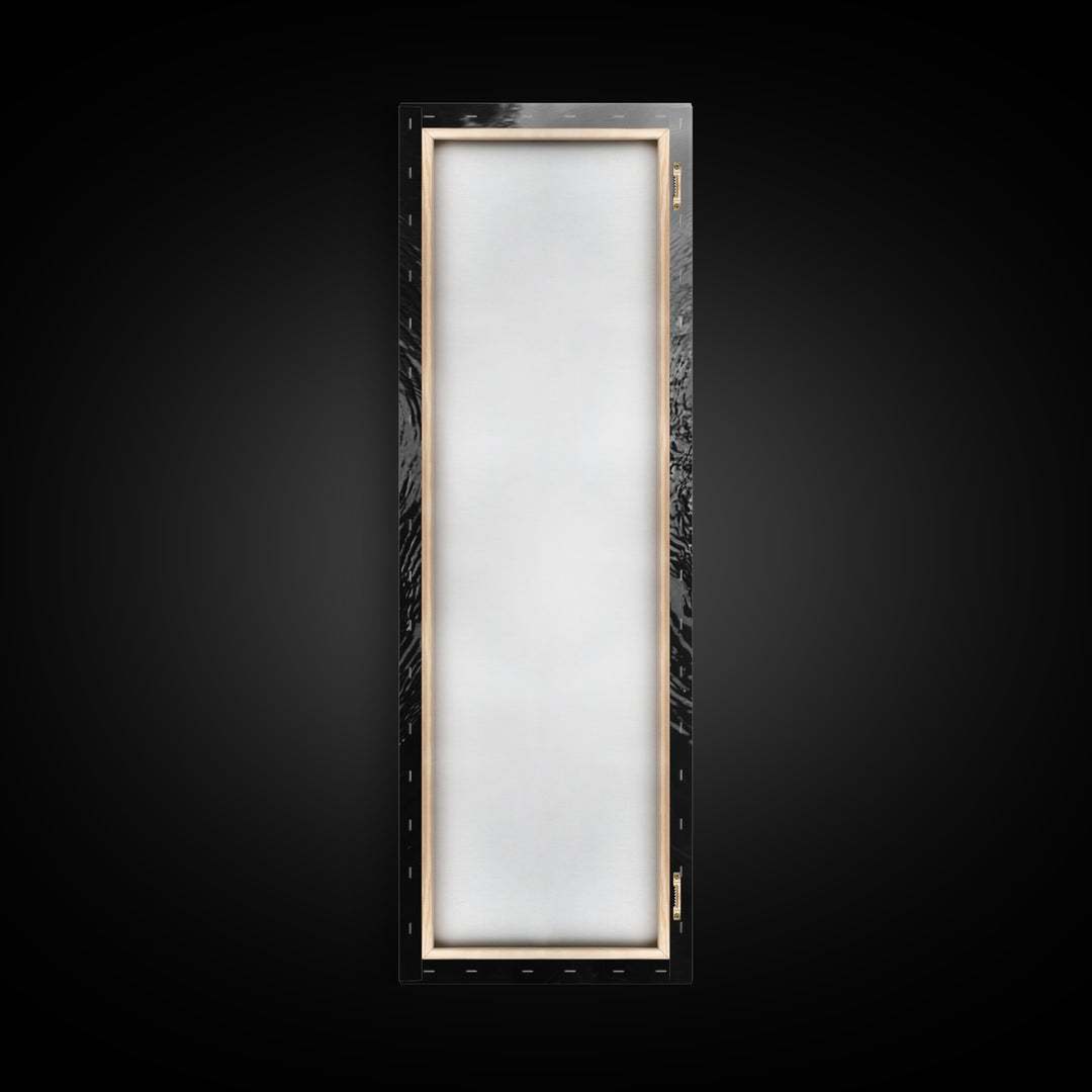 Cute Otter, Wildlife Charm, Animal Portrait, Black White Art, Canvas Print, Kids Room Wall Art, Woodland Nursery, Nature Lover Gift