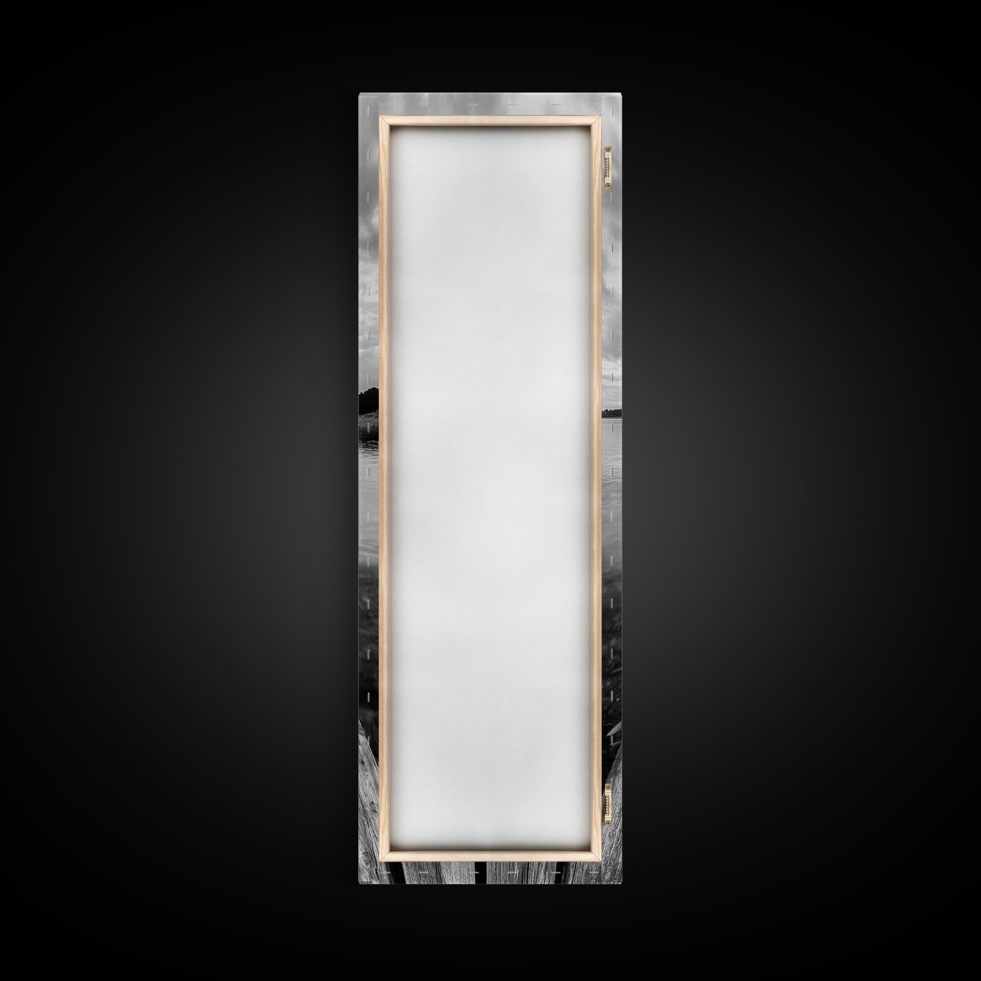 Rowboat Reflection, Still Water, Lake Life, Canvas Print, Rustic Cabin Wall Art, Nature Photography, Bedroom Art, Den Lakehouse Decor