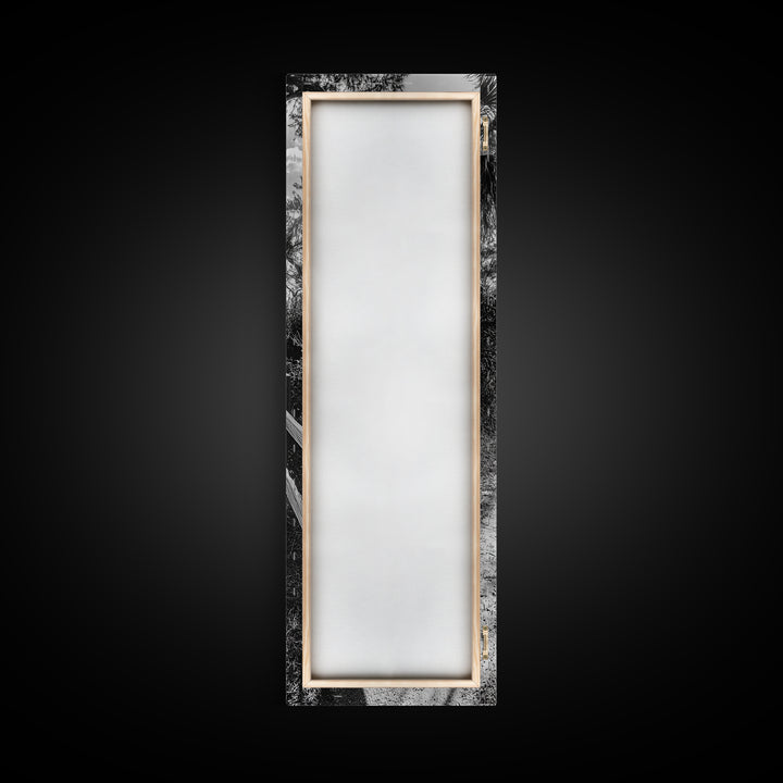 Beach Path, Palm Shadows, Coastal Walkway, Tropical Foliage, Canvas Print, Bathroom or Hallway Wall Art, Coastal Minimalist, Cozy Lodge Decor