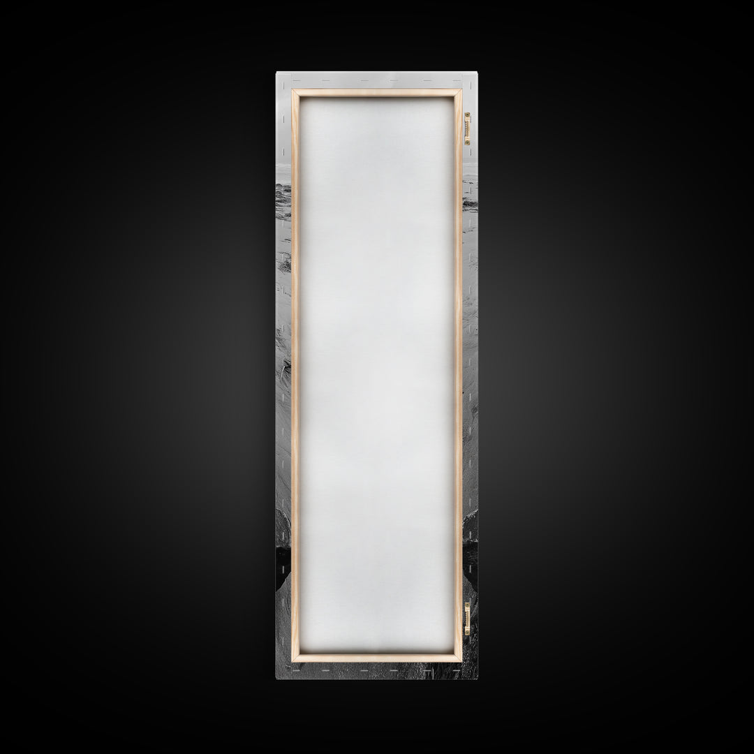 Anchor in Sand, Washed Shoreline, Ocean Metal, Canvas Print, Rustic Coastal Wall Art, Nautical Bedroom Print, Living Room Decor