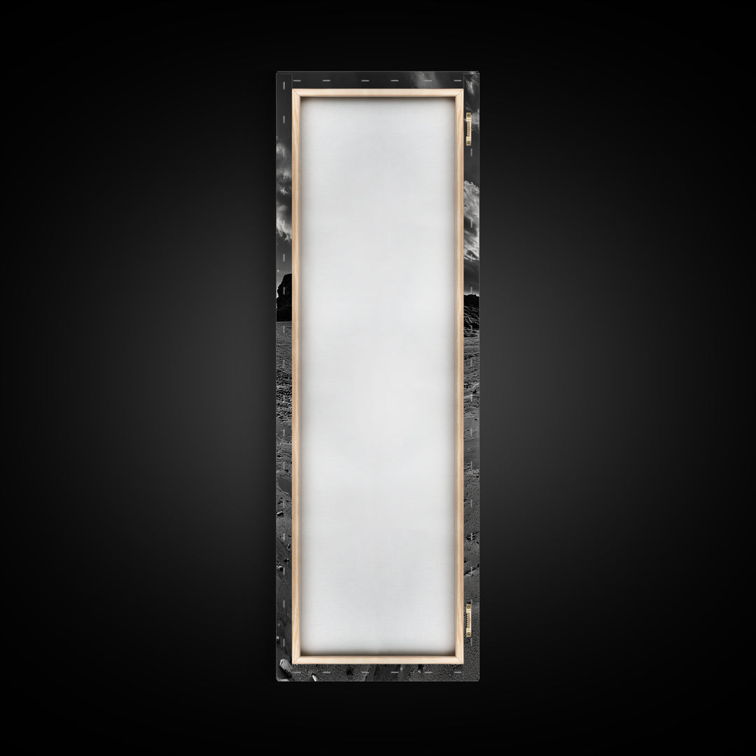 Driftwood Beach, Sunset Tide, Ocean Glow, Canvas Print, Fall Coastal Wall Art, Serene Nature Photography, Tranquil Living Room Decor