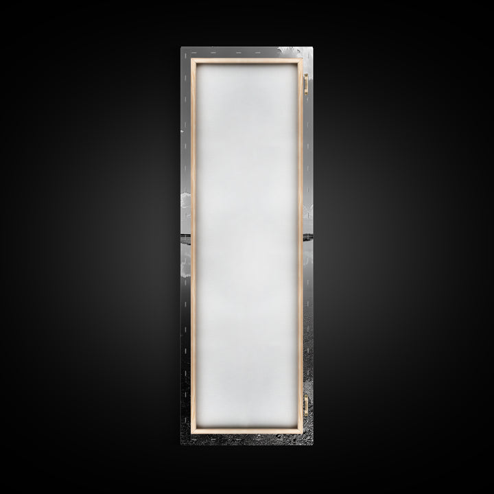 Cloud Reflections, Still Lake, Tranquil Waters, Sky Mirror Canvas Print, Minimalist Living Room Wall Art, Scandinavian Style Decor