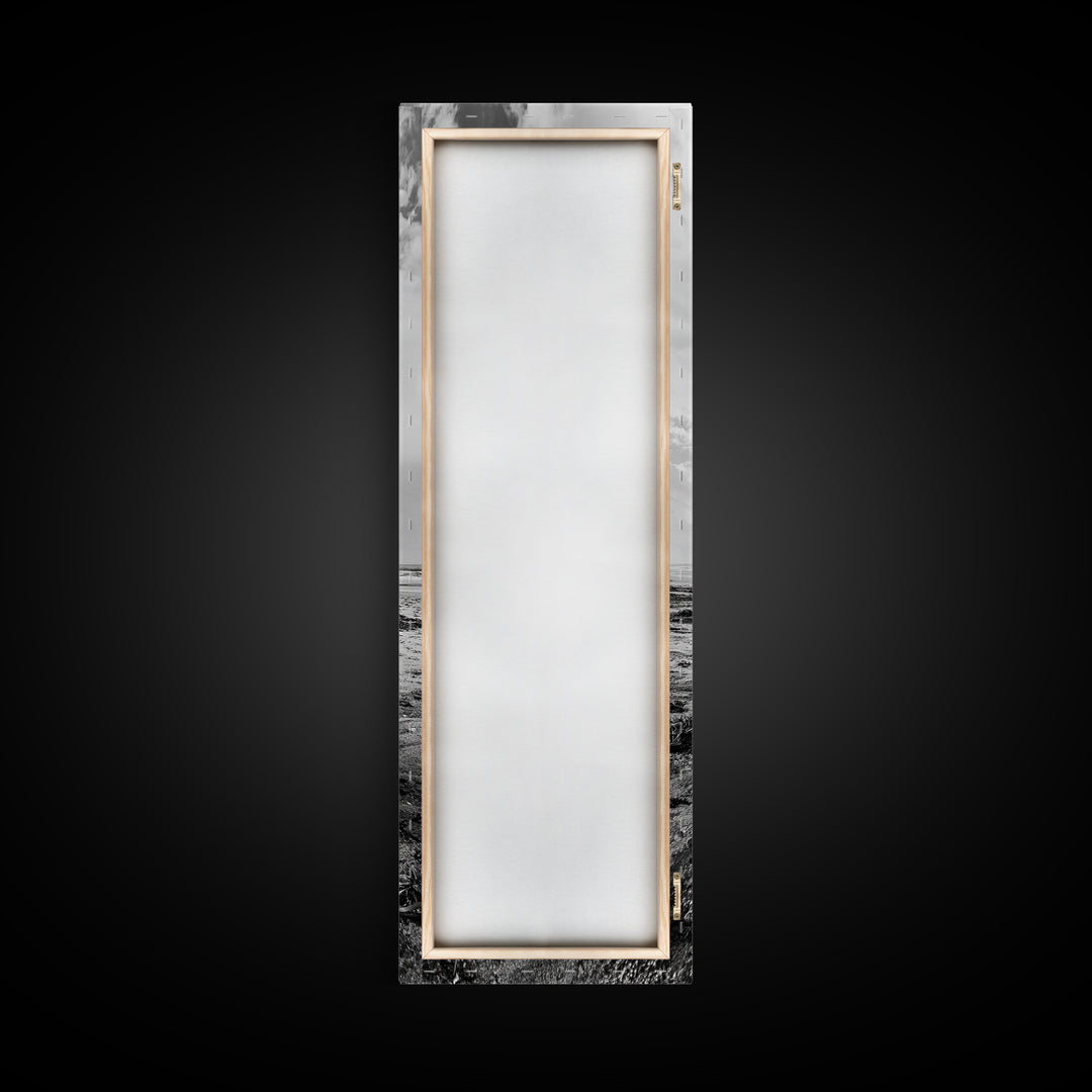 Coastal Decay, Metal Anchors, Beach Remnants, Nautical Texture Canvas Print, Industrial Entryway Wall Art, Rustic Coastal Style