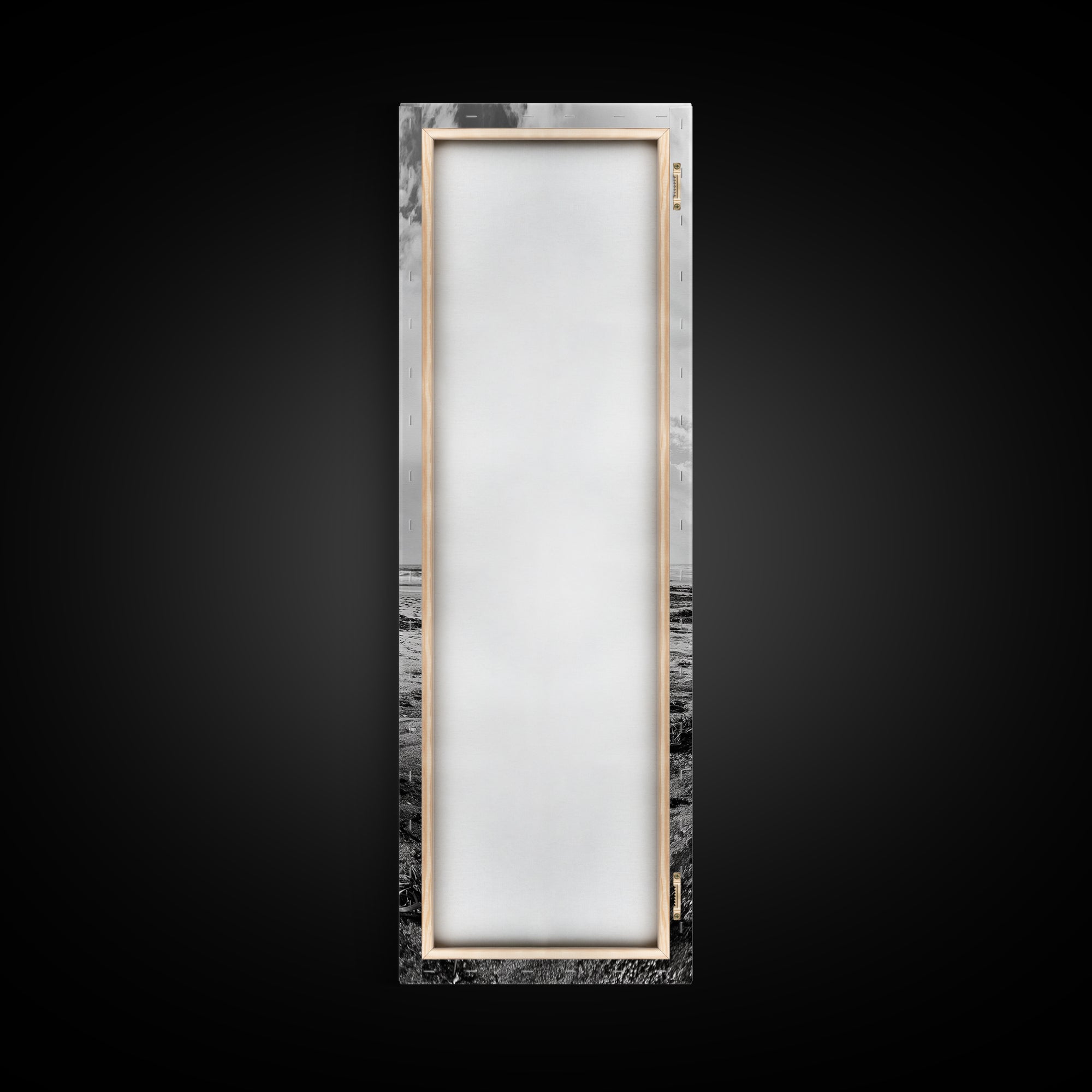 Coastal Decay, Metal Anchors, Beach Remnants, Nautical Texture Canvas Print, Industrial Entryway Wall Art, Rustic Coastal Style