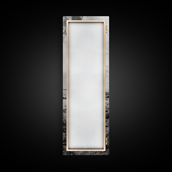 Coastal Decay, Metal Anchors, Beach Remnants, Nautical Texture Canvas Print, Industrial Entryway Wall Art, Rustic Coastal Style