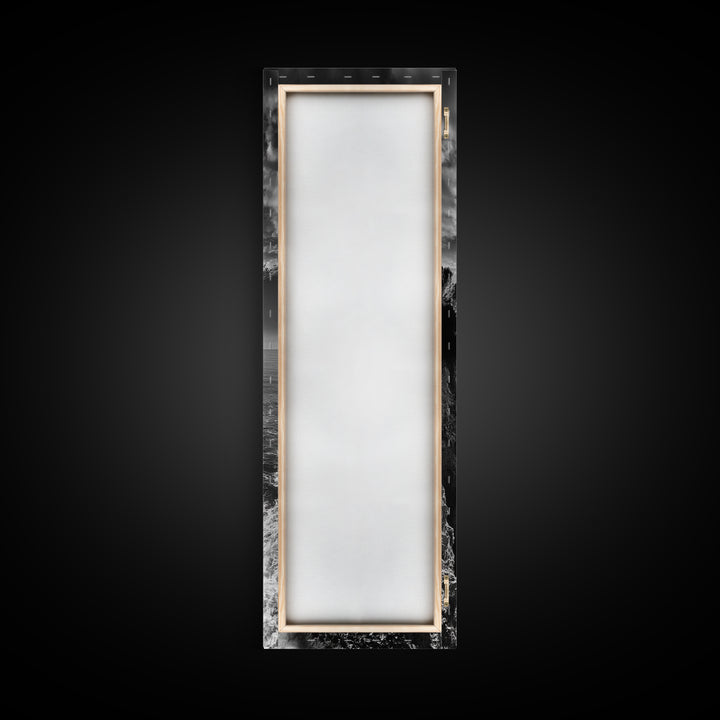 Cliff Edge, Ocean Breeze, Golden Hour, Scenic Overlook, Framed Canvas Print, Landscape Photography, Hallway Wall Art, Boho Style