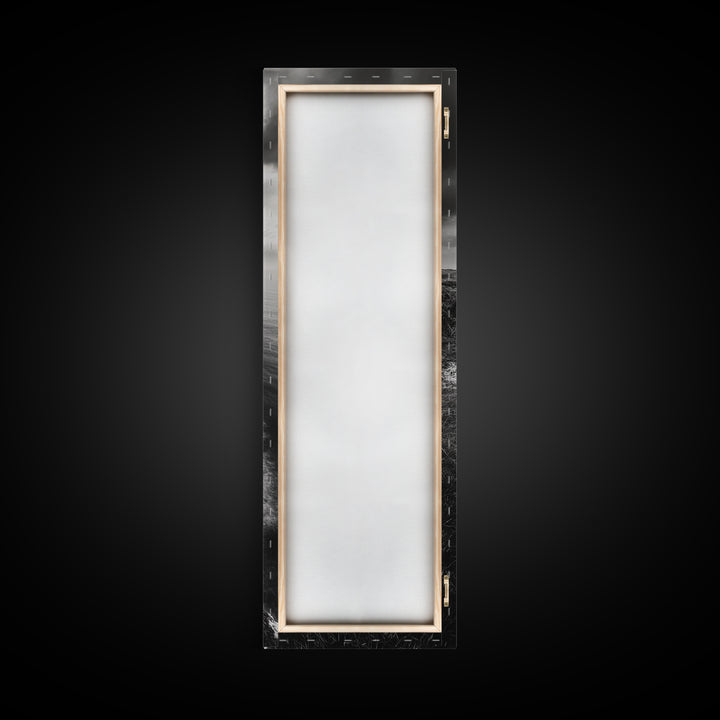 Coastal Cliff, Ocean Horizon, Nature Photography, Dramatic Skies, Framed Canvas Print, Modern Beach Wall Art, Minimalist Landscape Decor