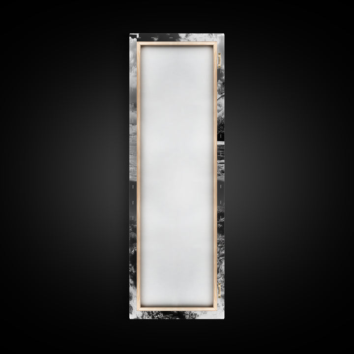 Coral Reef, Tropical Island, Split Ocean View, Canvas Print, Coastal Bathroom Decor, Underwater Photography Art, Island Escape Style