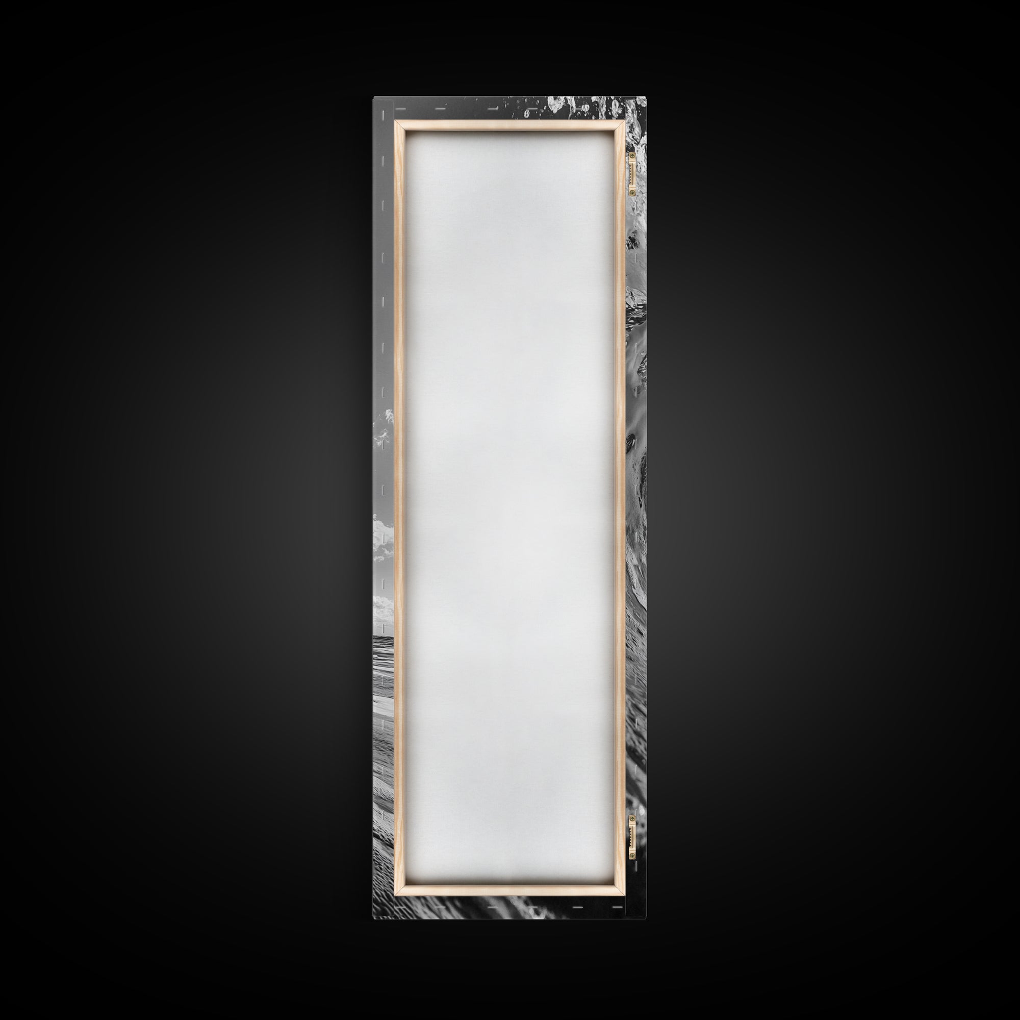 Curling Wave, Ocean Spray, Coastal Energy, Canvas Print, Surf Wall Art, Beach House Decor, Modern Minimalist Ocean Photography