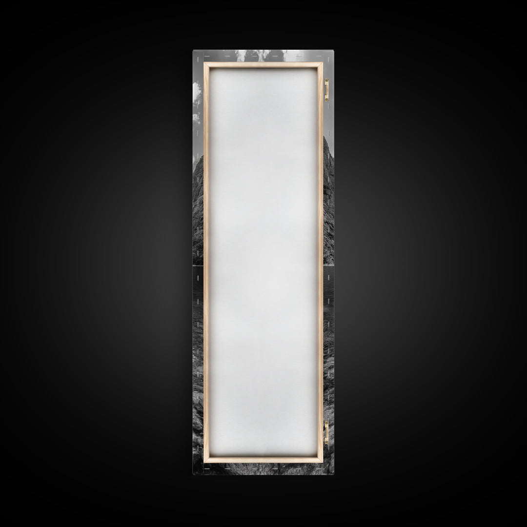 Canyon Lake, Majestic Water, Mountain Reflections, Nature Serenity, Minimalist Art, Canvas Print, Living Room Wall Art, Adventure Vibes