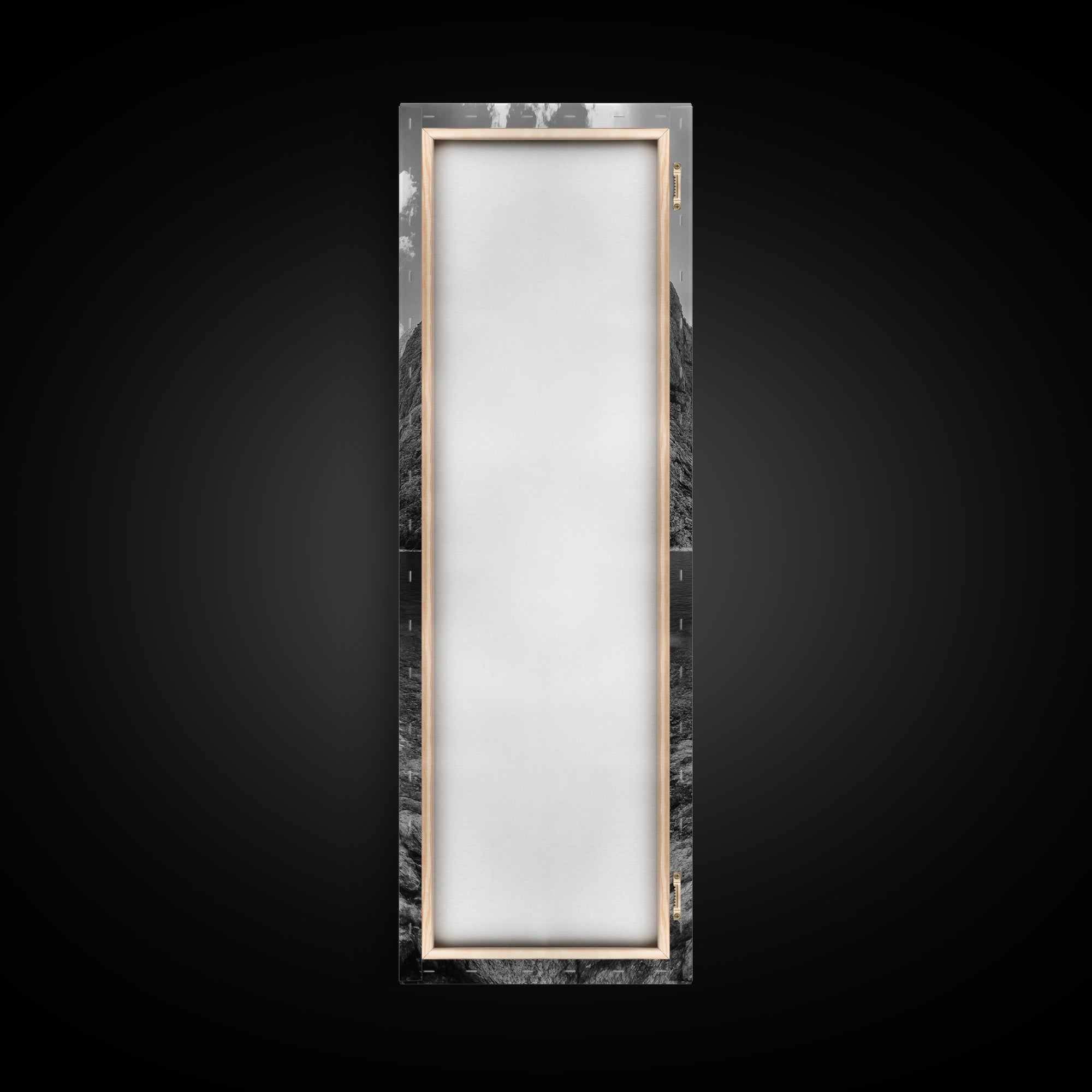 Canyon Lake, Majestic Water, Mountain Reflections, Nature Serenity, Minimalist Art, Canvas Print, Living Room Wall Art, Adventure Vibes