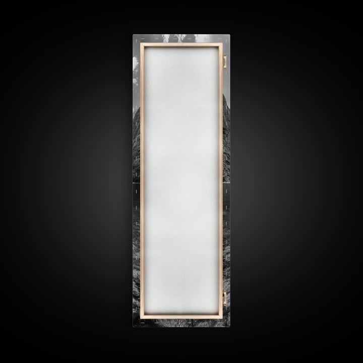 Canyon Lake, Majestic Water, Mountain Reflections, Nature Serenity, Minimalist Art, Canvas Print, Living Room Wall Art, Adventure Vibes