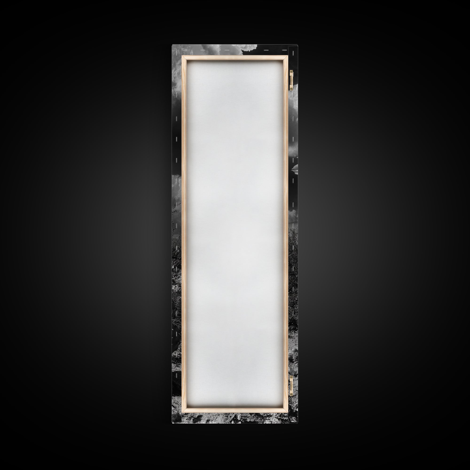 Desert Flower, Cactus Bloom, Southwest Charm, Bold Nature Art, Framed Canvas Print, Kitchen Wall Art, Boho Western Home Decor