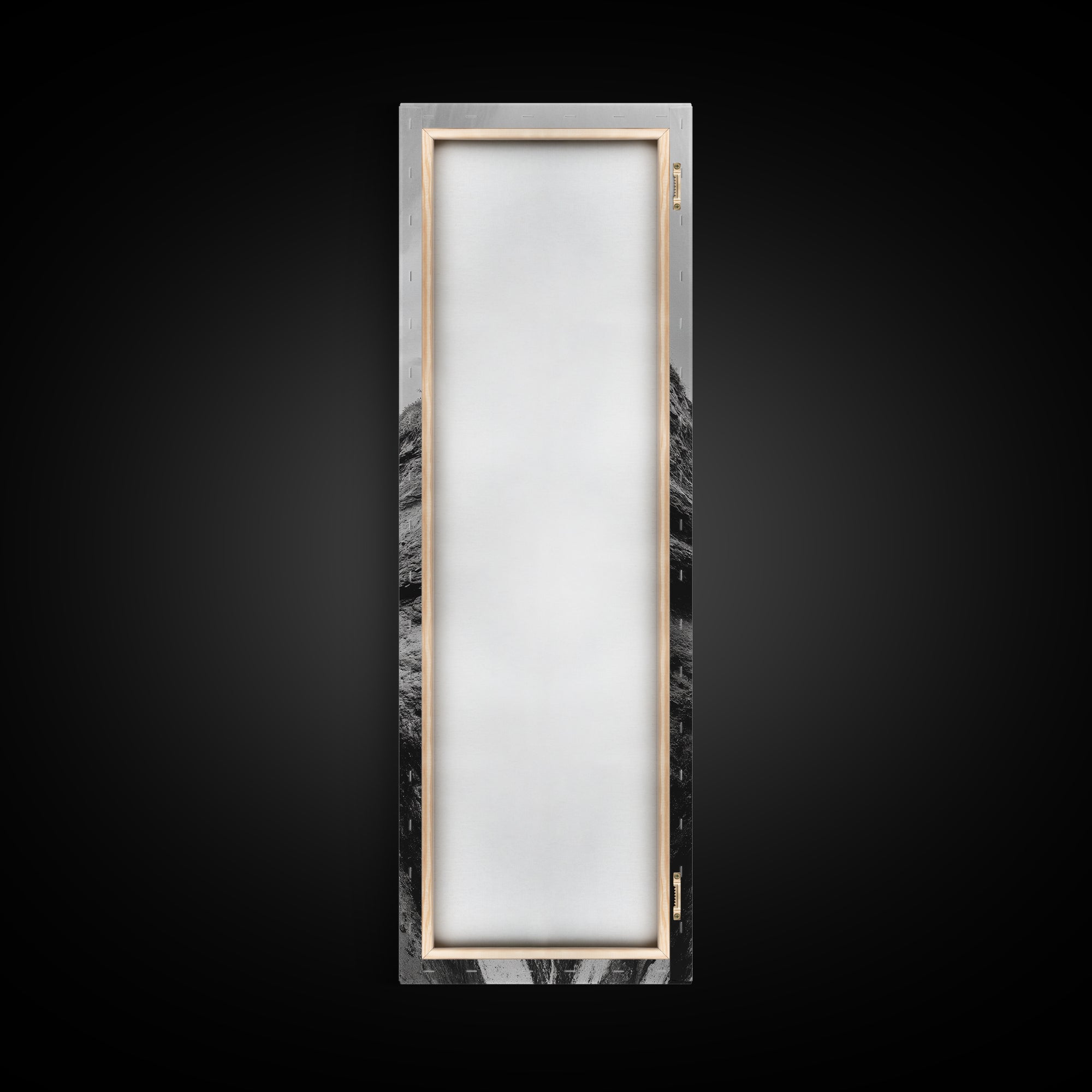 Canyon Stream Path, Ocean Rock Passage Art, Nature Landscape Photography, Canvas Print, Bathroom Wall Decor, Modern Coastal Art